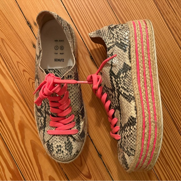 Schutz snake skin sneakers - Picture 1 of 3